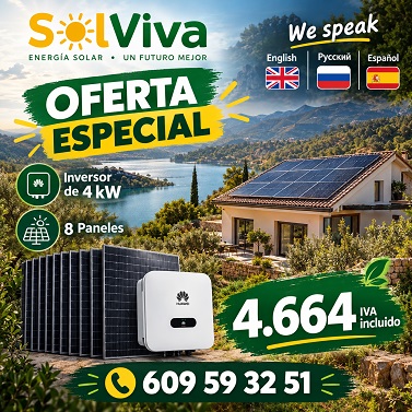 Oferta especial para instalación FV